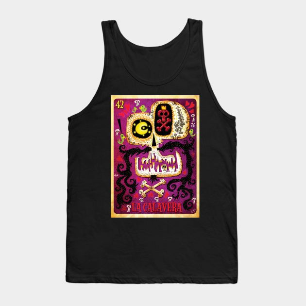 LA CALAVERA Tank Top by MEXOPOLIS